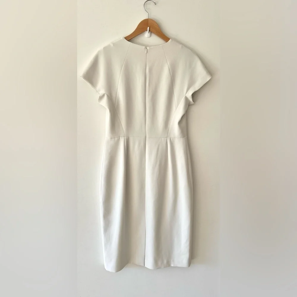 CLUB MONACO Sheer Detail Sheath Dress | Size 8 | - Picture 4 of 7